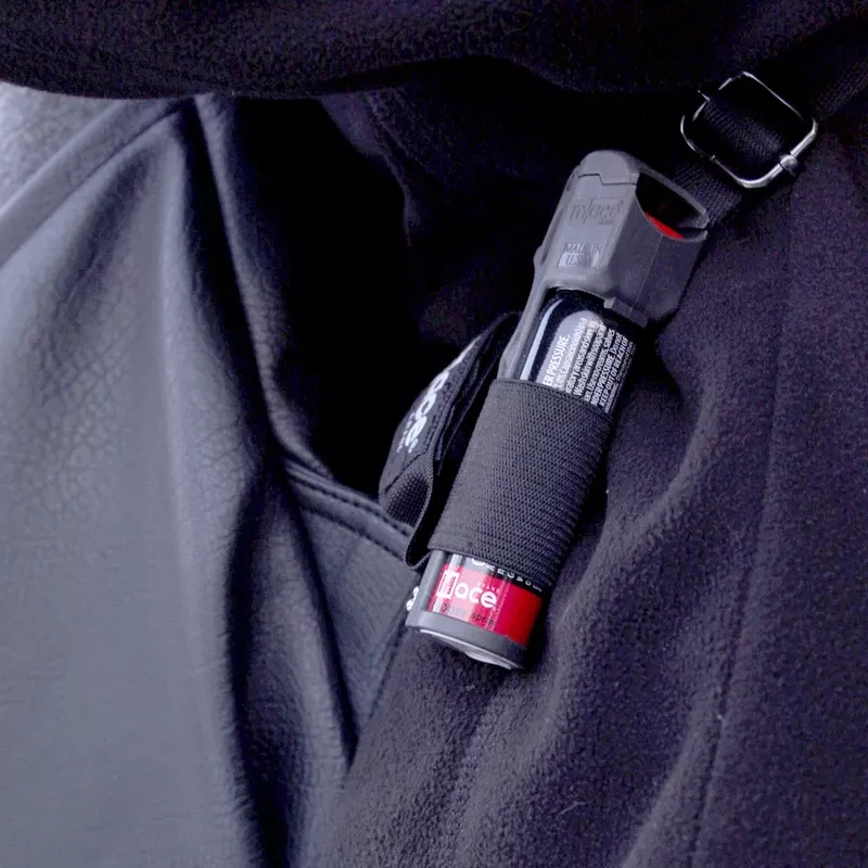 Hardcase Black Aluminum/plastic Pepper Spray – Model 80785, 10 Ft Range