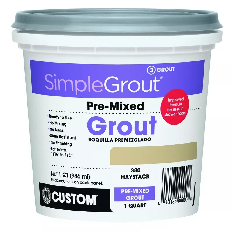 Haystack Pre-mixed Grout, Qt.