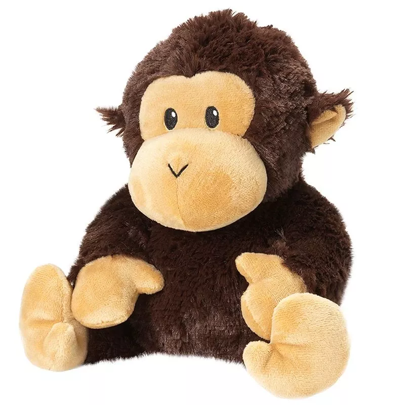 Heatable Plush Chimp – Cozy Brown Stuffed Animal For Comfort And Relaxation