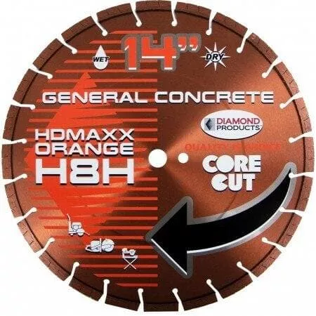 Heavy Duty Orange MAXX High Speed Diamond Blades – H10H
