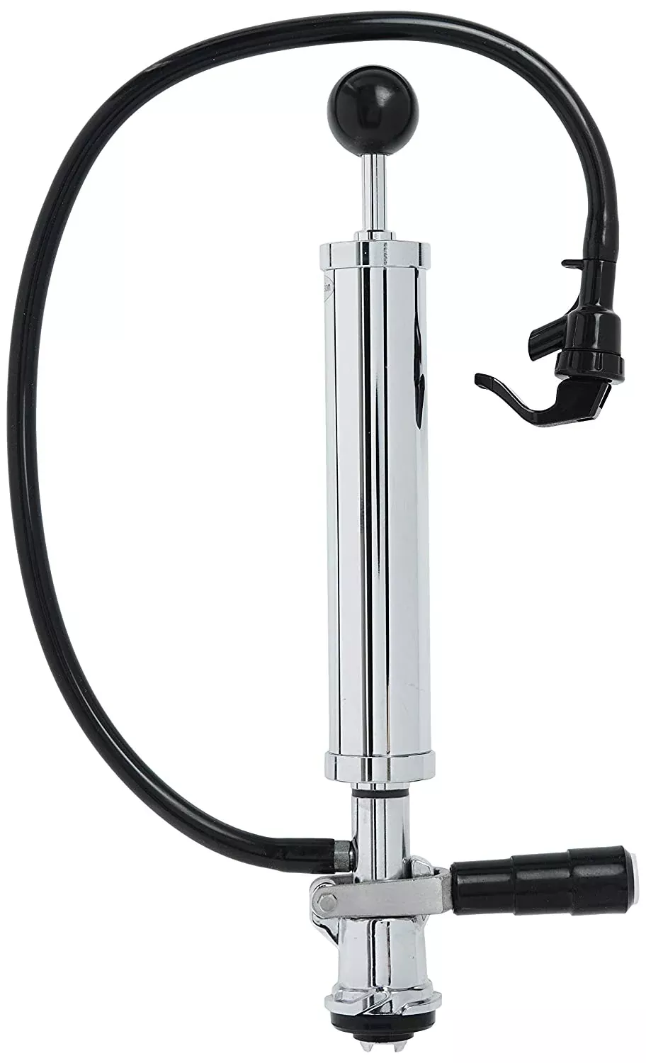 Heavy-Duty Sanke ‘D’ System Party Pump – Chrome-Plated Keg Coupler
