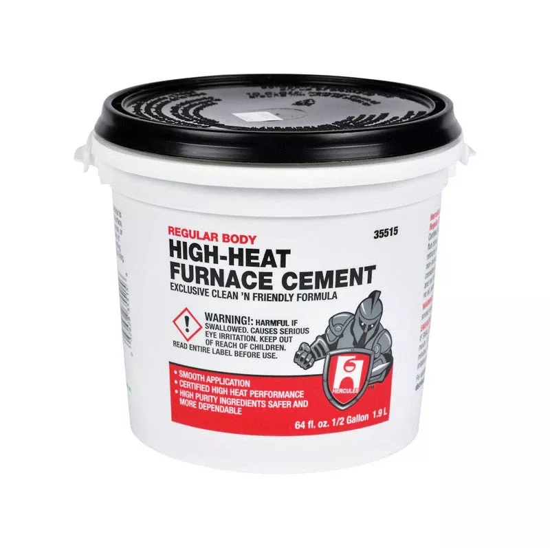 Hercules Furnace & Stove Pipe Cement, 1/2 Gallon
