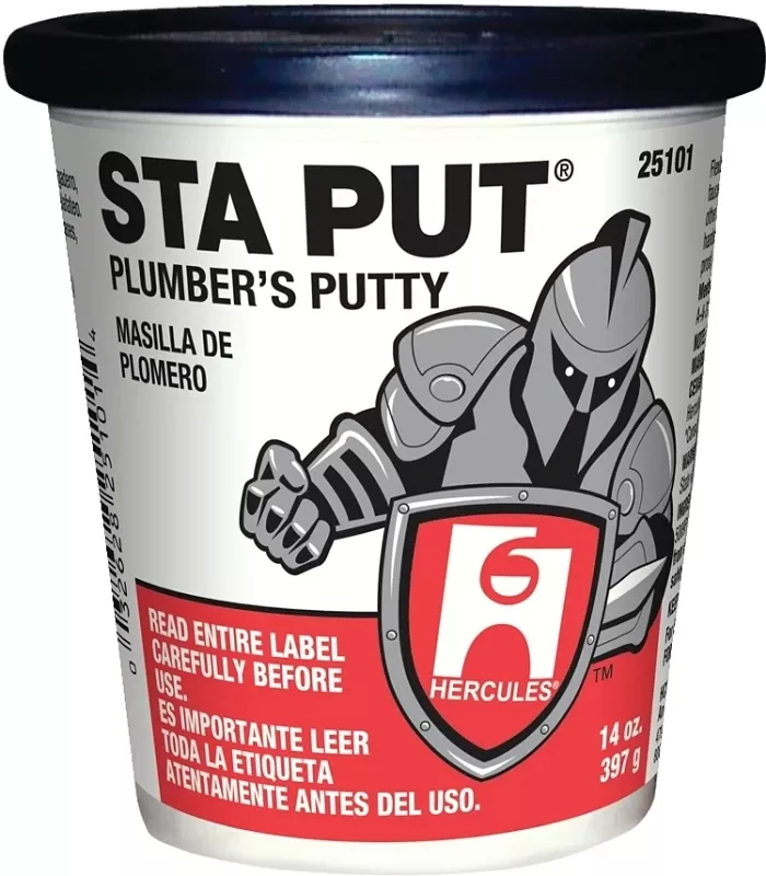 Hercules Sta-put Plumber’s Putty, 14 Oz.