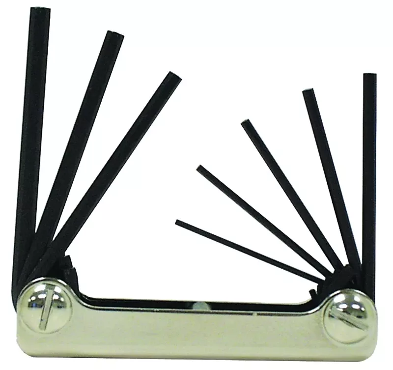 Hex Key Set, Fold-up, 8-in-1