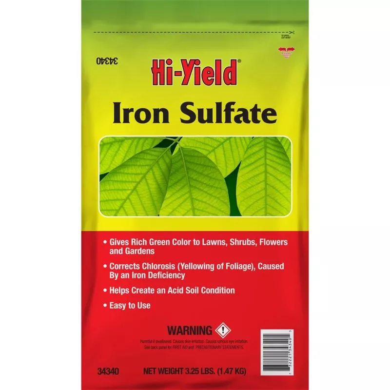 Hi-yield Iron Sulfate Granules 1000 Sq Ft Coverage 3.25 Lb Bag