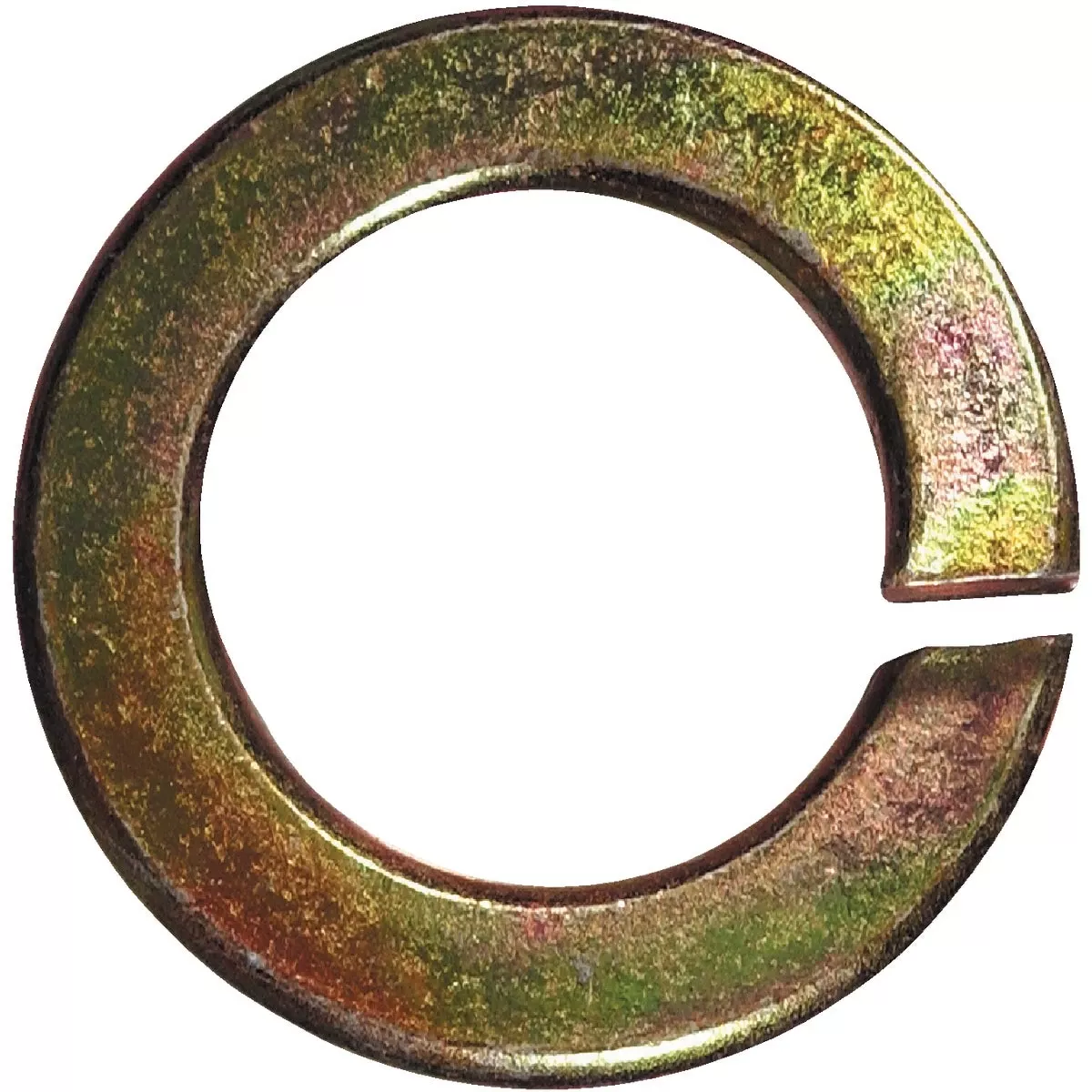 Hillman 1/2 In. D Yellow Dichromate Steel Split Lock Washer 50 Pk