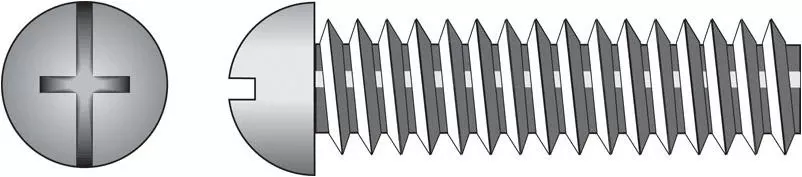 Hillman #8-32 Zinc‑plated Round Head Machine Screws – 1½‑inch, 100‑piece Box