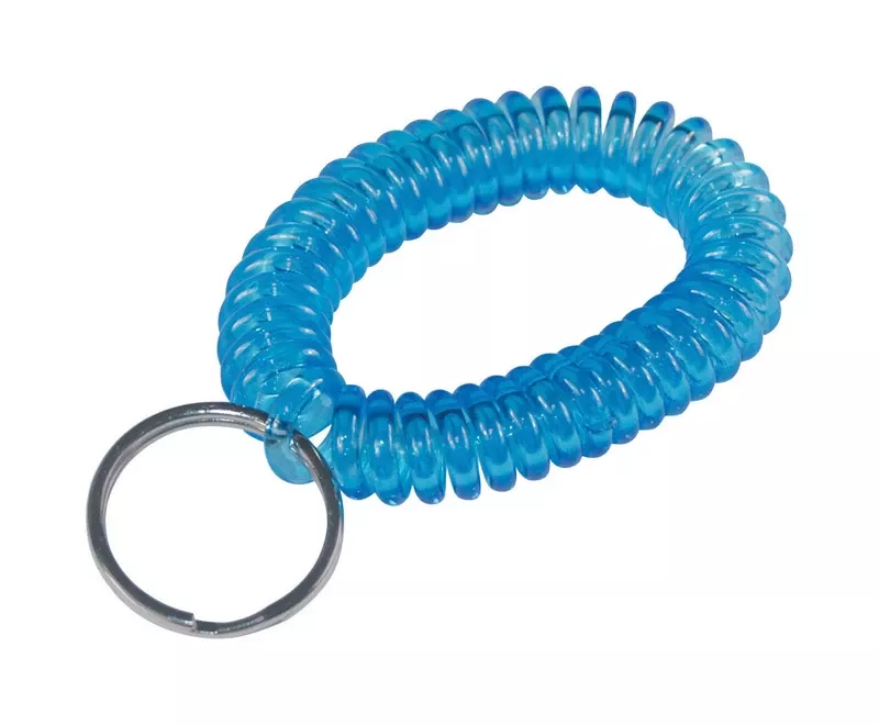 Hillman Plastic Assorted Wrist Coil Key Ring
