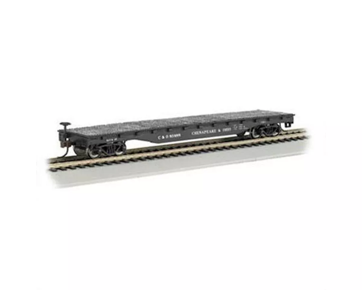 HO 52′ Flat Car Silver Series Chesapeake & Ohio (BAC17322)