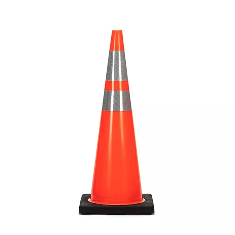 Home Plus 36 In. Triangular Orange Safety Cone 1 Pk