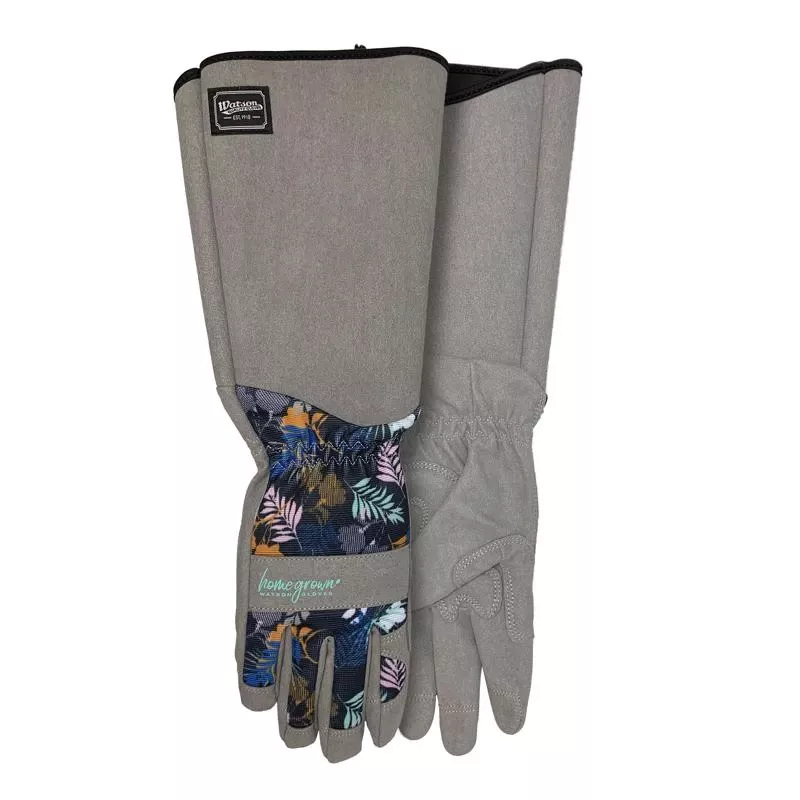 Homegrown Large Spandex Game Of Thorns Gray Gardening Gloves