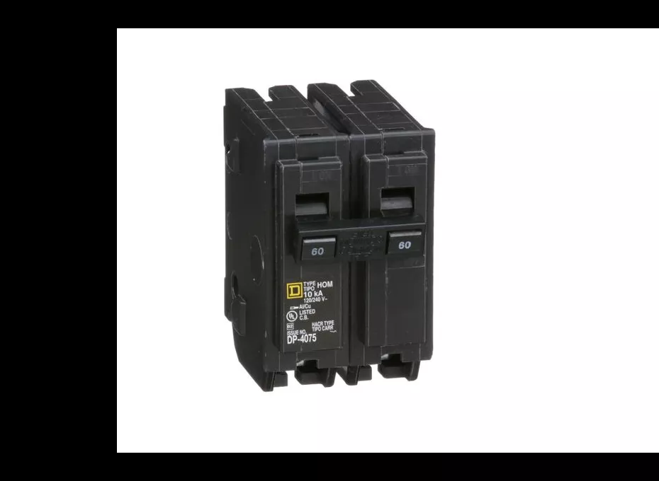 Homeline 60-amp Double-pole Circuit Breaker