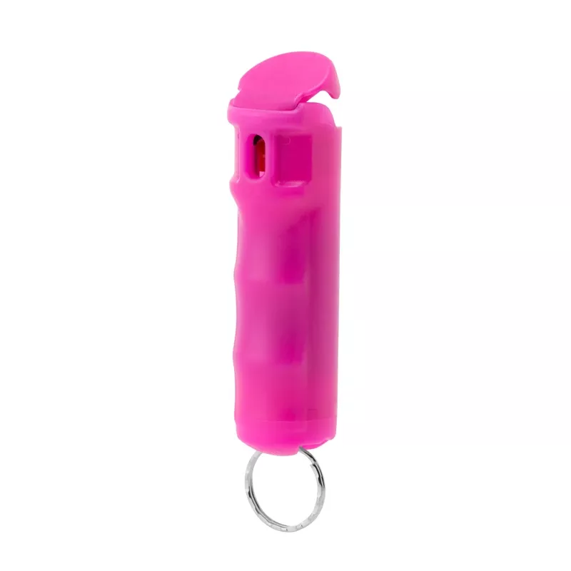 Hot Pink Plastic Pocket Pepper Spray - 3.25 In Height, 1 In Width, Model 80787