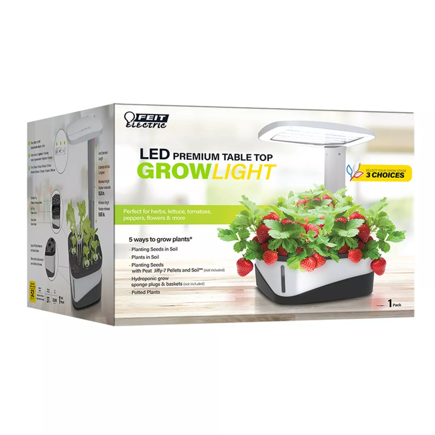Hydroponic Grow Light 37 Watt Full Spectrum Led Fixture