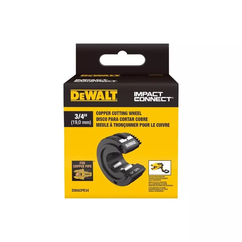 Impact Connect 3/4 Inch Replacement Tube Cutter Wheel - Black