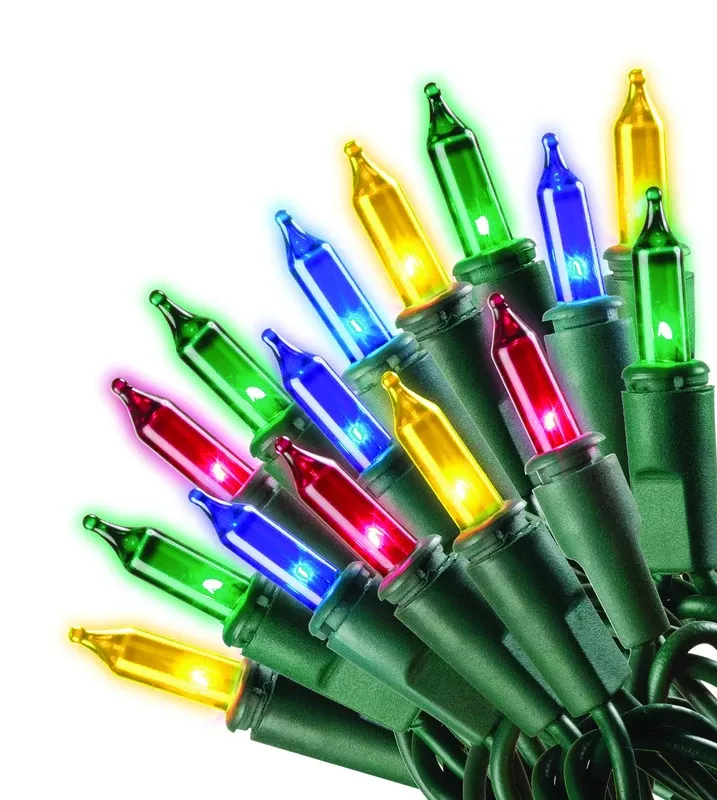 Incandescent Mini Multicolored 300 Count String Christmas Lights 62 Ft.