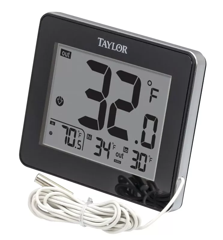 Indoor/outdoor Thermometer, Wired Probe