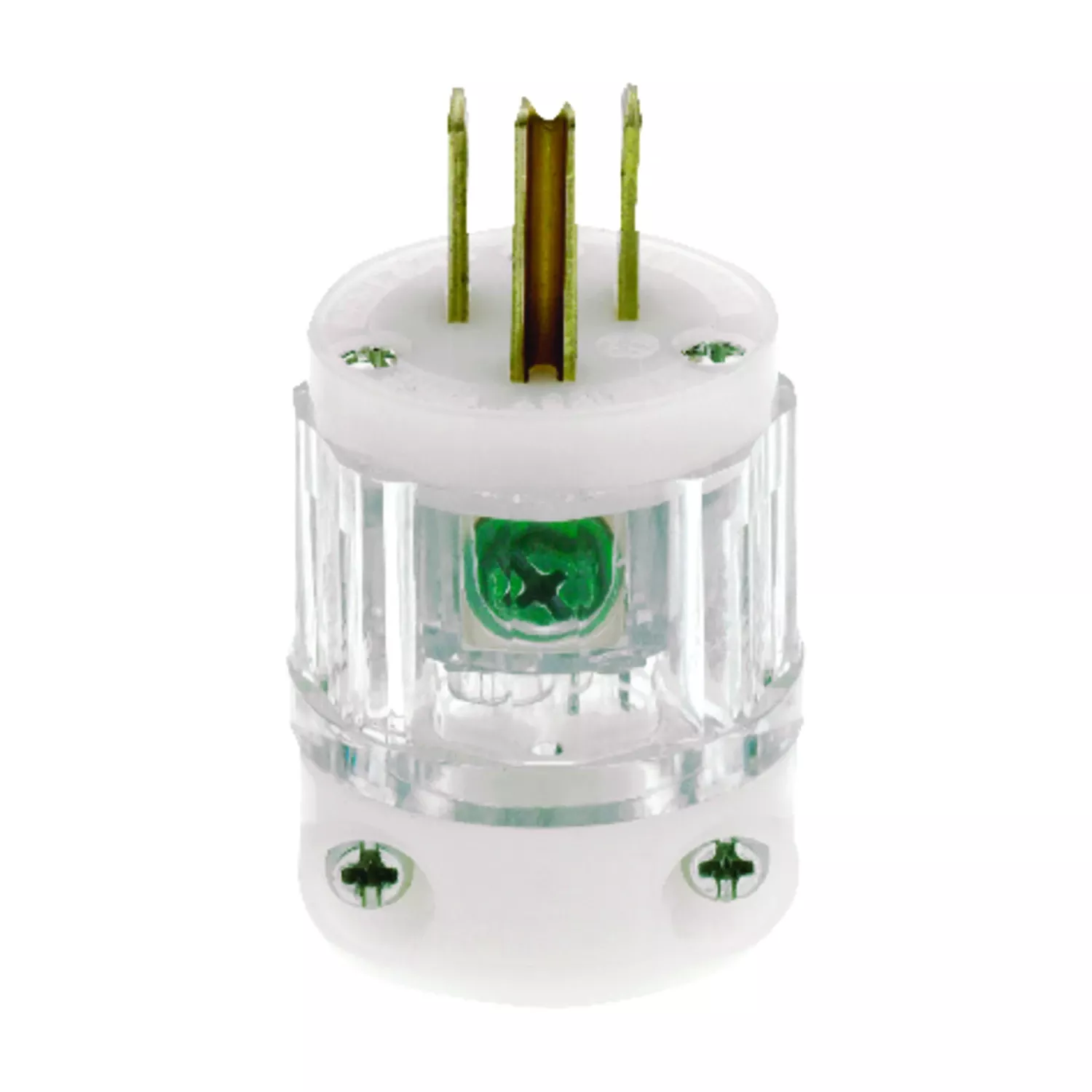 Industrial Nylon Grounding Plug Non-nema 2 Pole 3 Wire 15 Amp 125 Volt