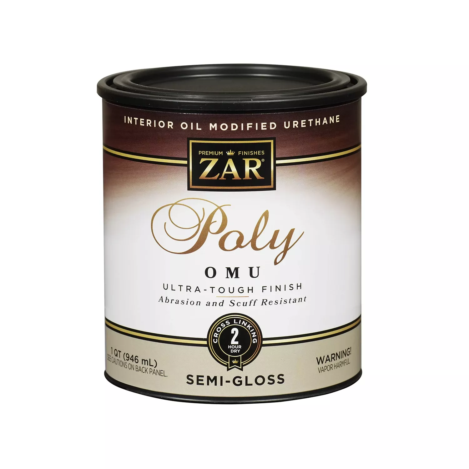 Interior Polyurethane Omu, Oil Modified Wood Finish, Semi-gloss, Qt.