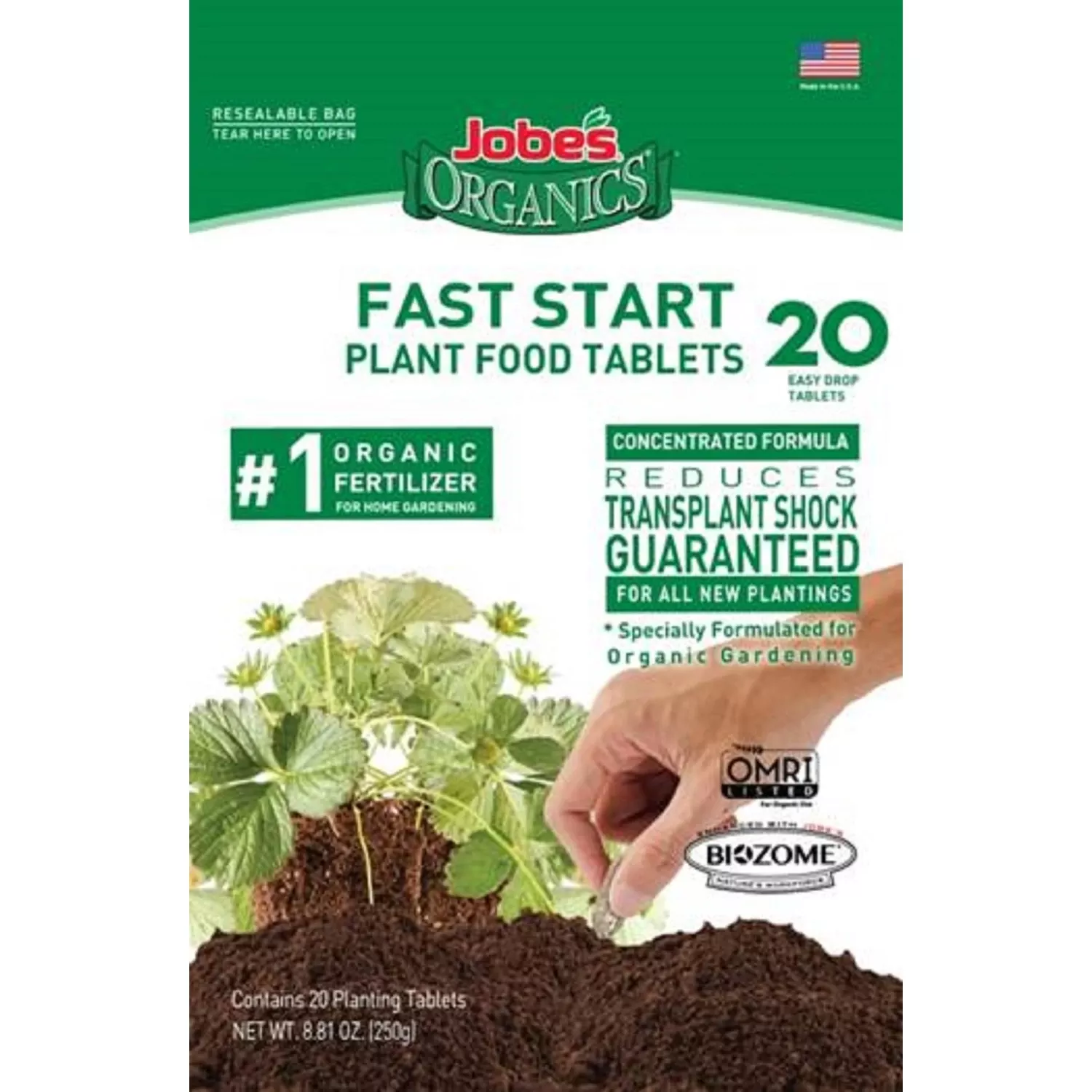 Jobe's Organic Tablets Plant Food 20 Pk