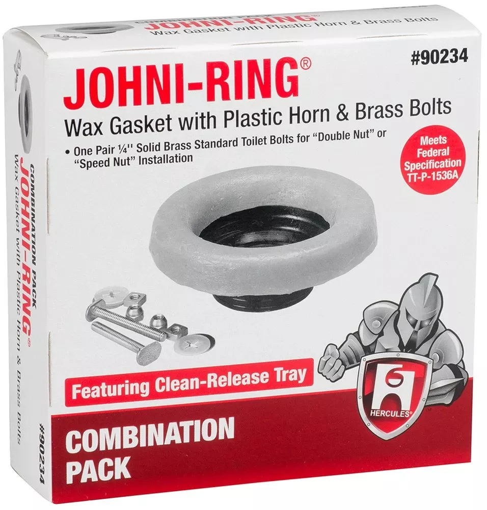 Johni-ring Wax Ring Kit For Floor Mounted Toilets, 3 Or 4 In.