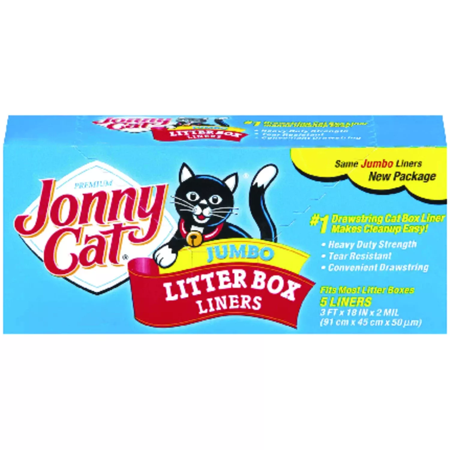 Jonny Cat Litter Box Liners 5 Pk