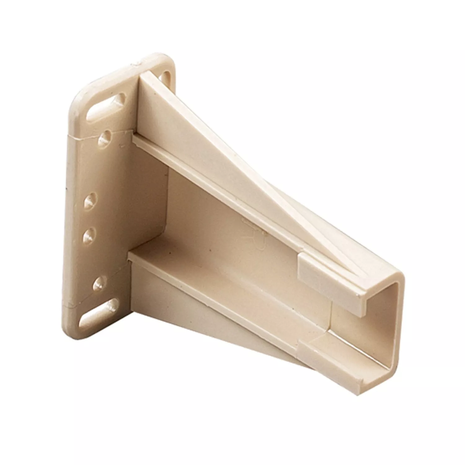 Knape & Vogt 2 In. L Plastic Full Extension Cabinet Track Rear Mounting Bracket 2 Pk