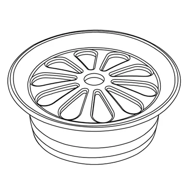 Kohler 1032256-Pgd Trim Ring- Grid Drain