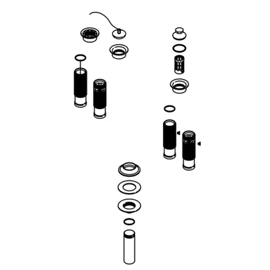 Kohler 1032268-Bv Tube Drain W/O Overflow