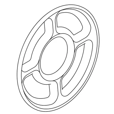Kohler 1044599-Cp Overflow Grid