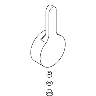 Kohler 1074396-Cp Handle Kit