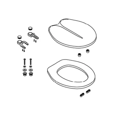 Kohler 85332-Br-0 Assembly- Seat- Fleur