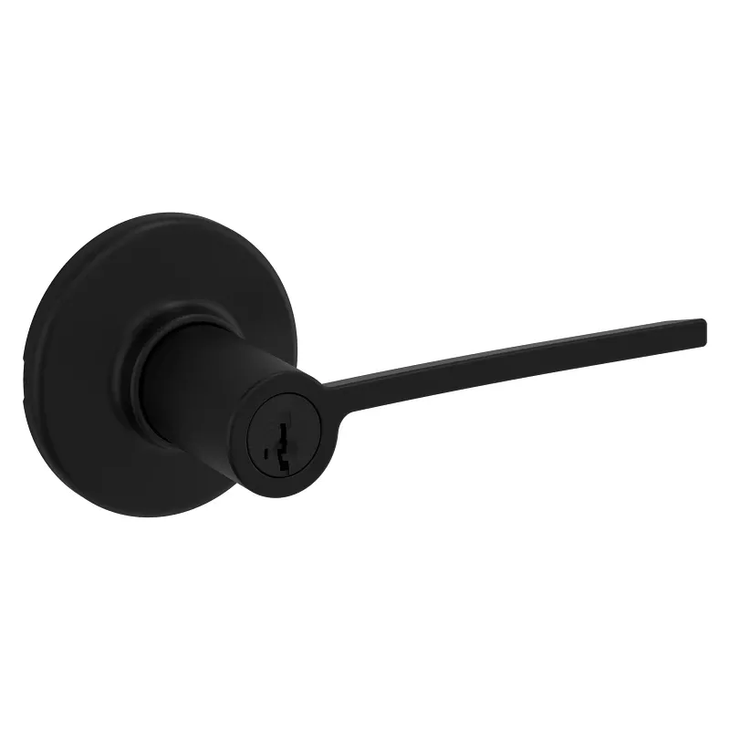 Ladera Smartkey Entry Door Lock, 3 Faceplates, Black