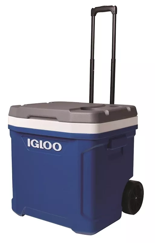 Latitude Rolling Cooler, Indigo Blue, 60-qts.