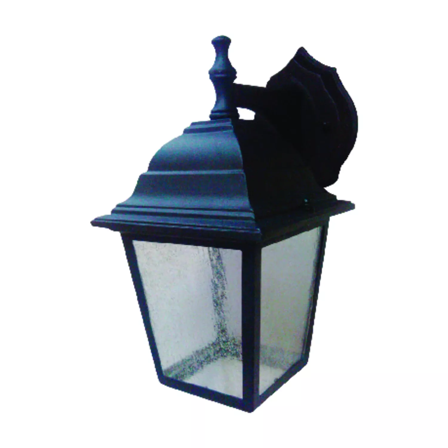 Led Wall Lantern, Outdoor, Black Finish, 9-watt