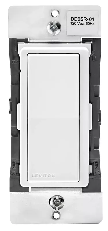 Leviton Decora Smart Three Pole Remote Smart-enabled Switch White 1 Pk