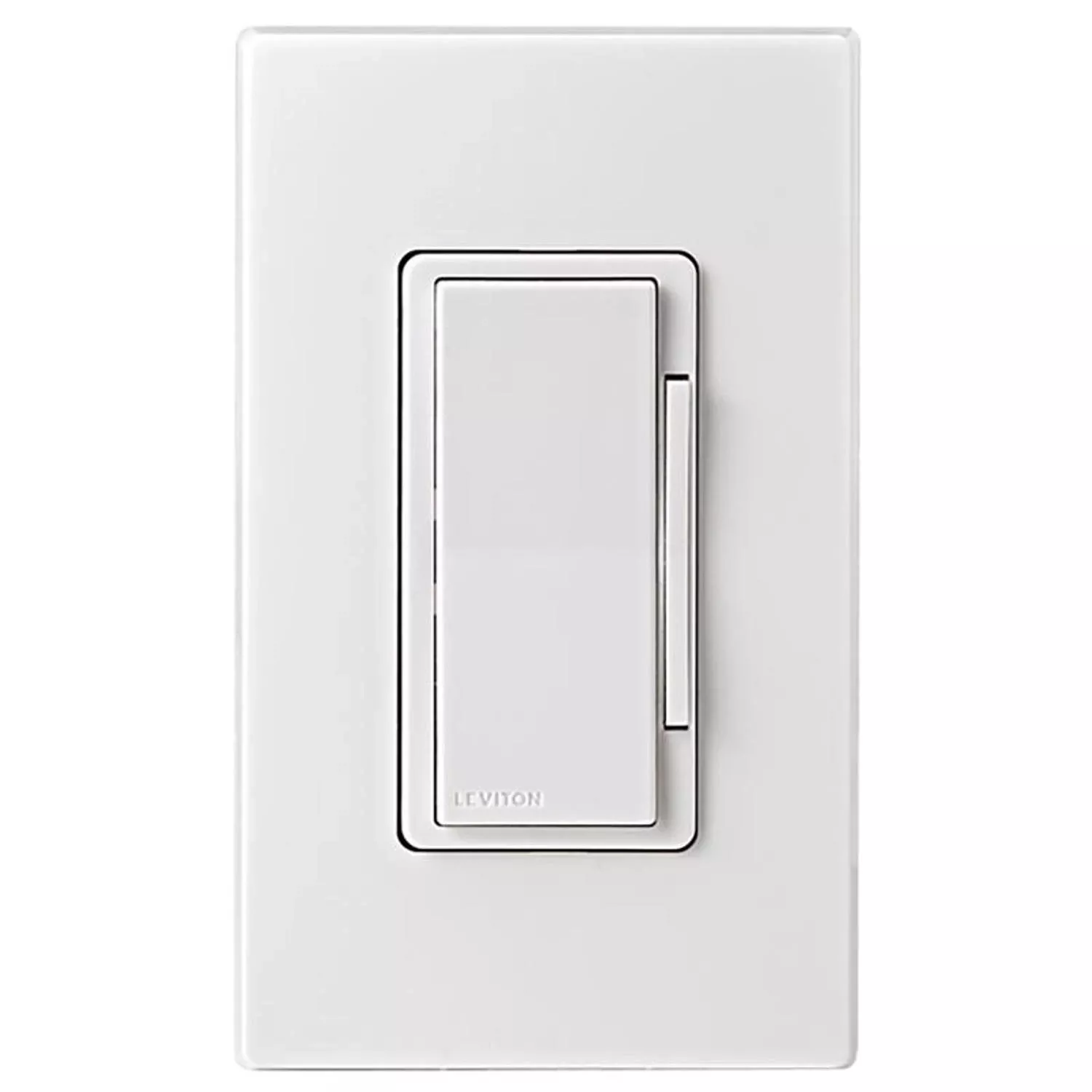 Leviton Decora White Toggle Smart-enabled Dimmer Switch 1 Pk