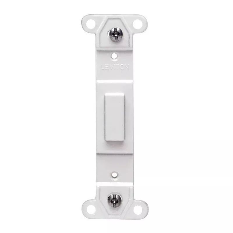 Leviton White 1 Gang Plastic Blank Wall Plate 1 Pk
