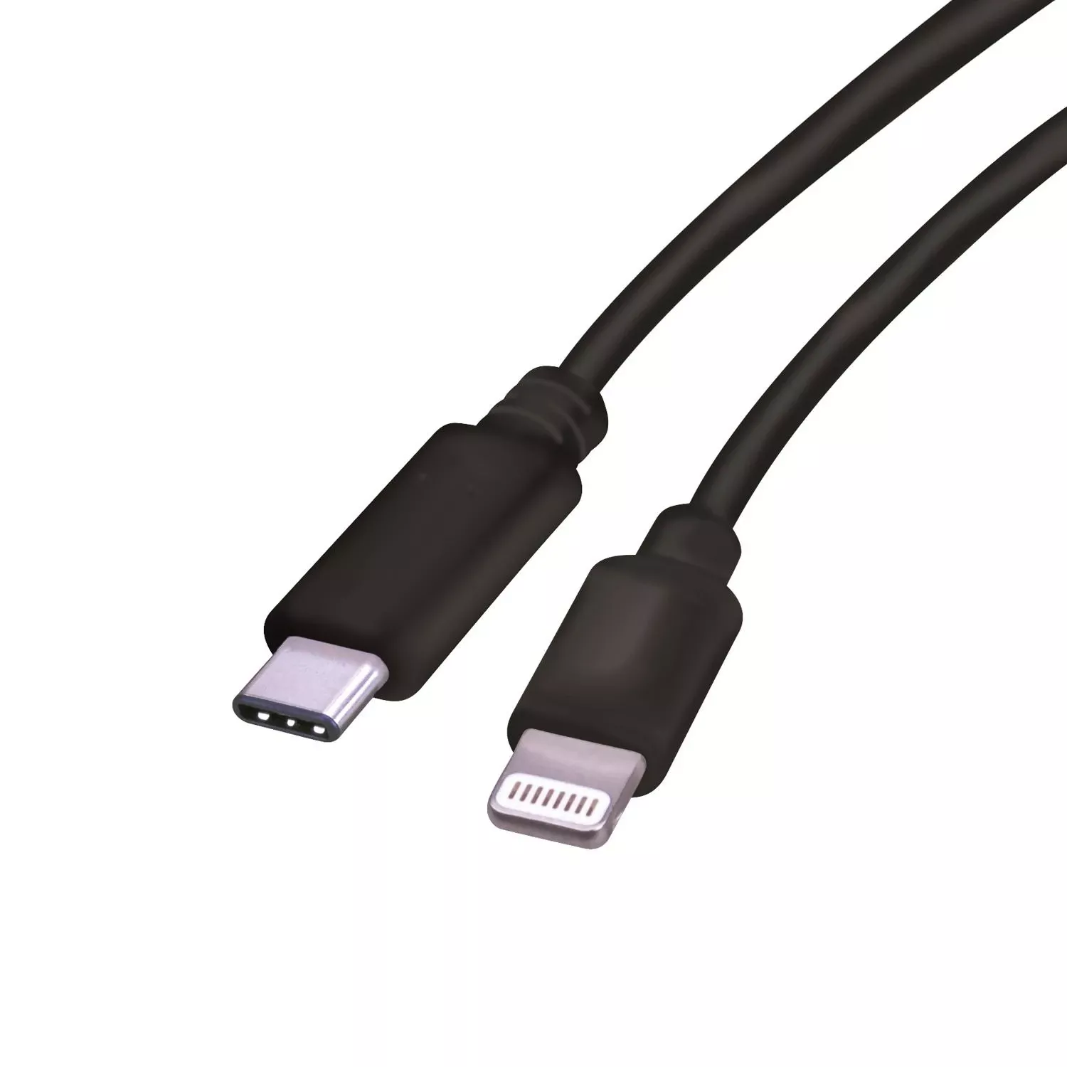 Lightning To Usb-c Charge And Sync Cable 10 Ft. Black - High-speed Data Transfer