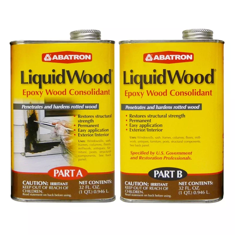 Liquidwood Epoxy, Wood Hardener, 64-oz.