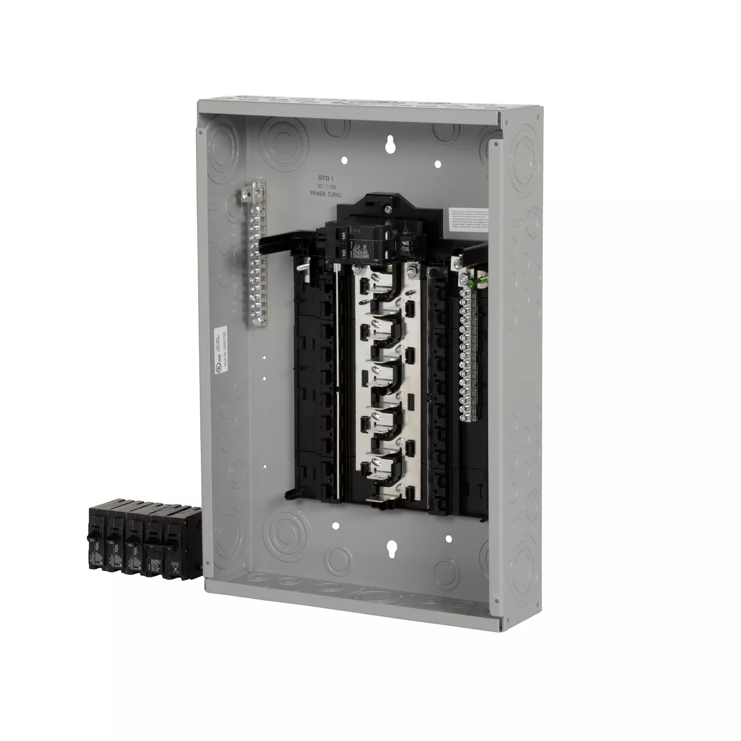 Low-voltage Plug-on Neutral Load Center, 100-amps, 20 Circuits, Value Pack, 2020