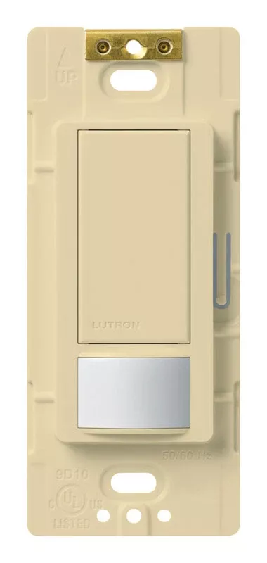 Lutron Maestro Occupancy 2 Amps Single Pole Motion Sensor Switch Ivory 1 Pk