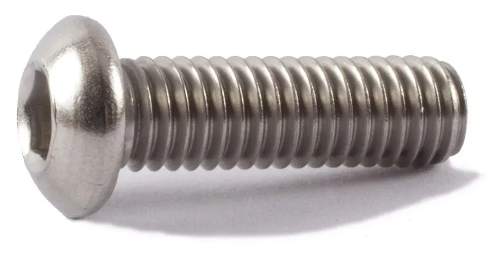 M10-1.50 x 60 Button Socket Cap Screw ISO 7380 18-8 (A2) Stainless Steel - Metric