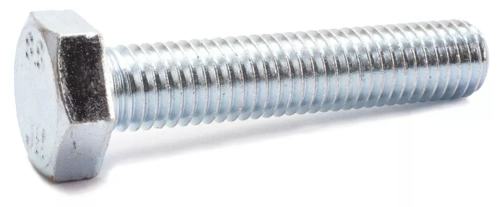 M20-2.5 x 40 Hex Cap Screw 8.8 DIN 933 Zinc Plated (Fully Threaded)