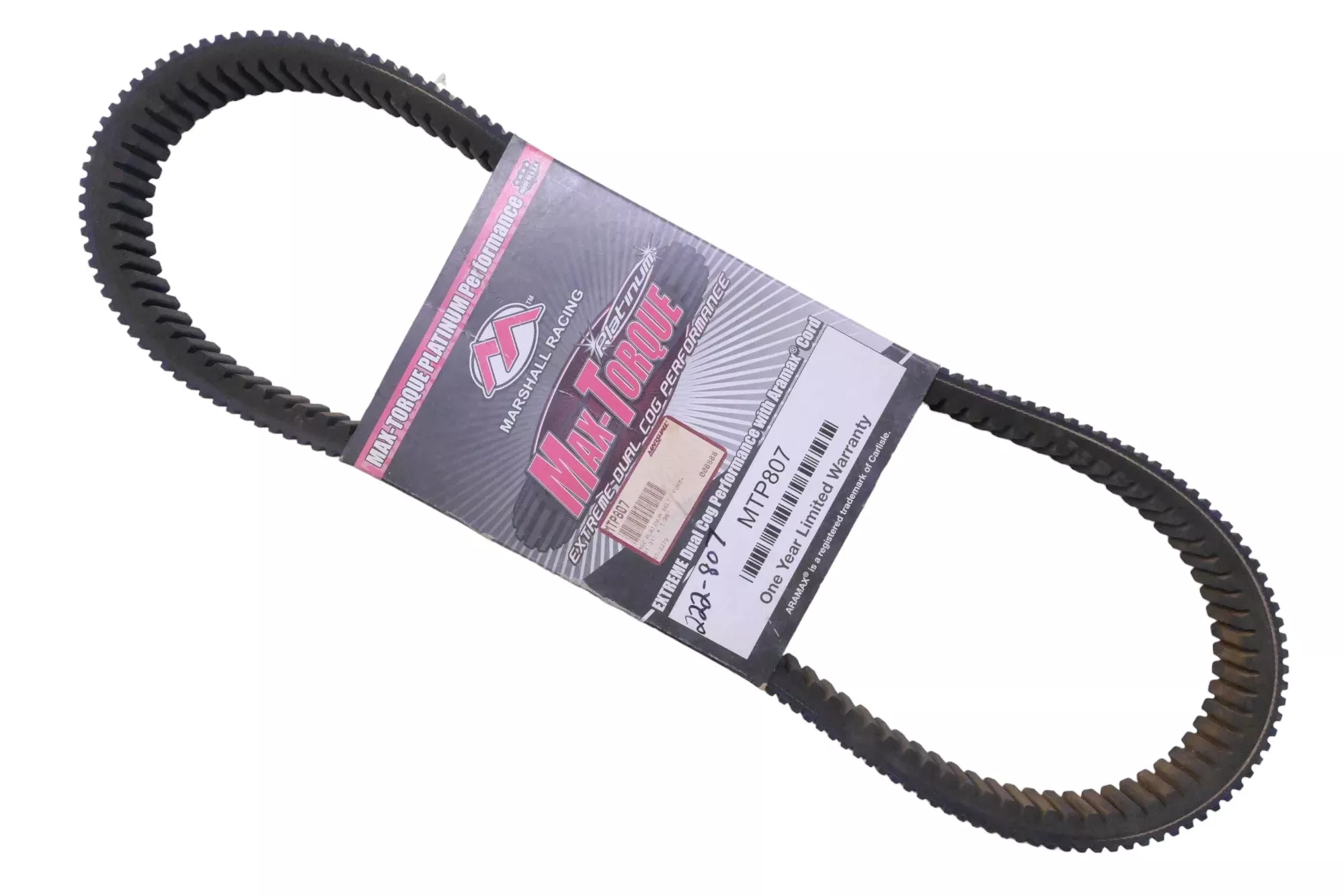 Marshall Racing MTP807 Max Torque Platinum Belt NOS