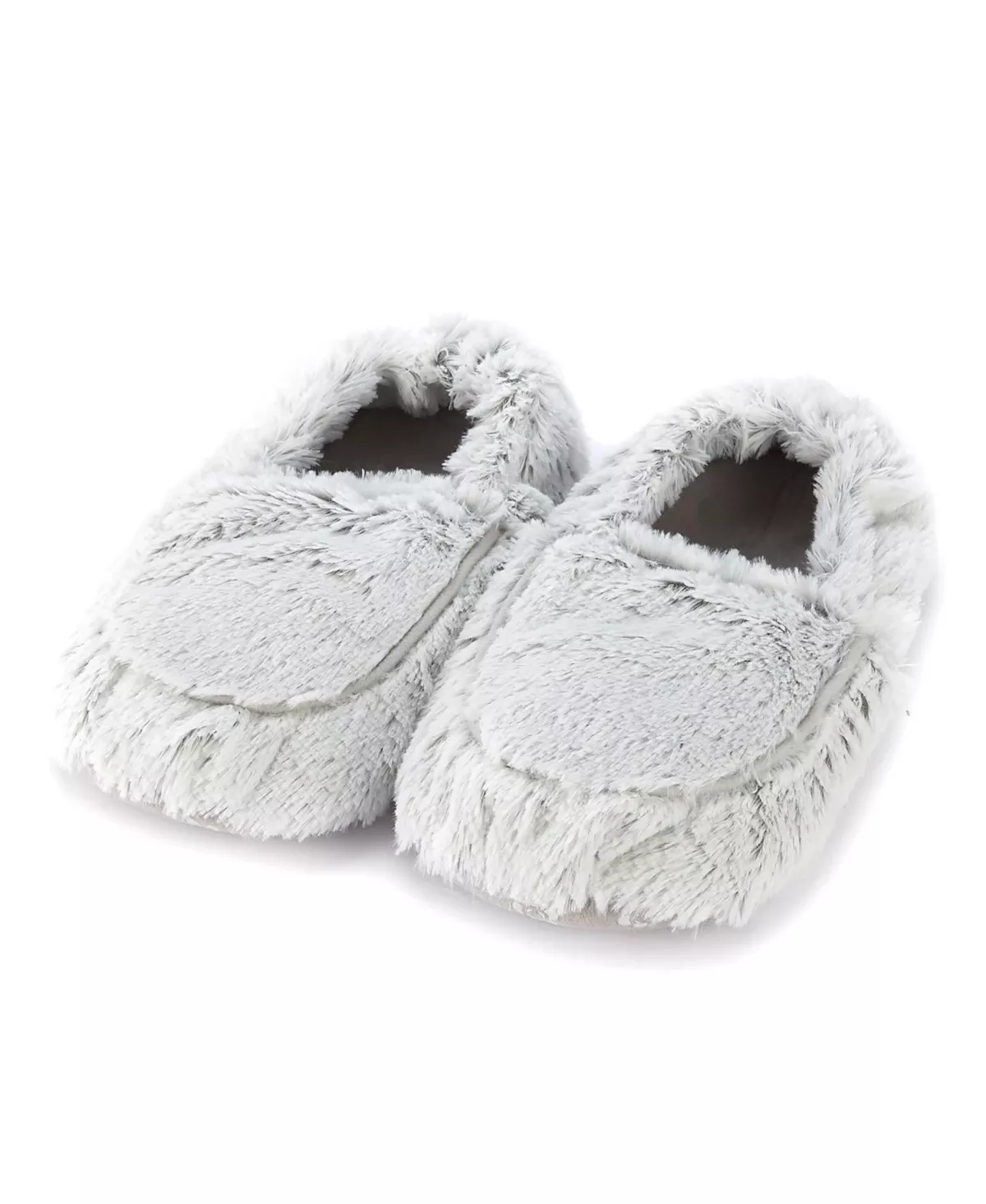 Marshmallow Microwavable Slippers Gray Size 6-10 Us