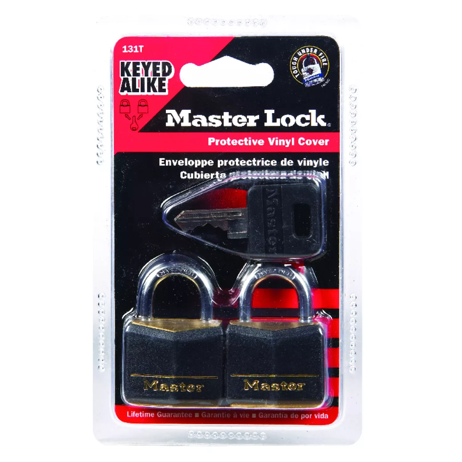 Master Lock 1-3/16 In. W Steel Double Locking Covered Padlock