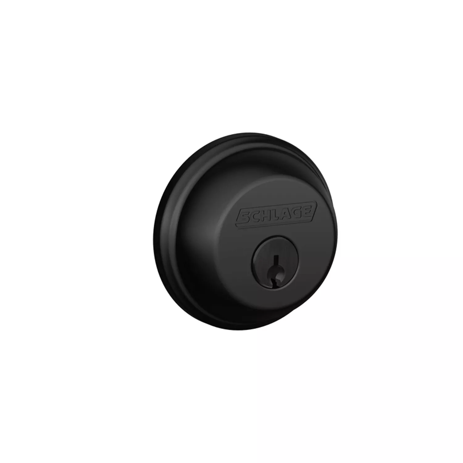 Matte Black Single Cylinder Deadbolt B60ng622 - Durable Metal Security Lock