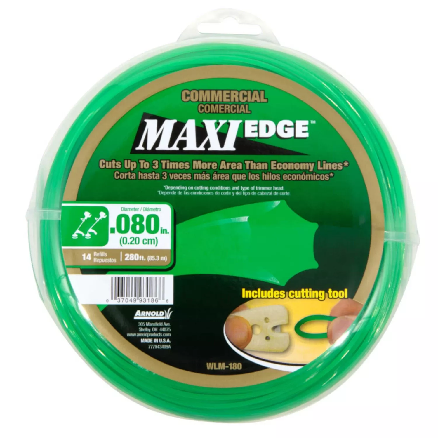 Maxi Edge Commercial Grade .080 In. Diameter X 280 Ft. Length Trimmer Line
