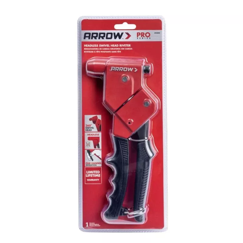 Metal Headless Rivet Tool Rt300s Black/red 1 Piece